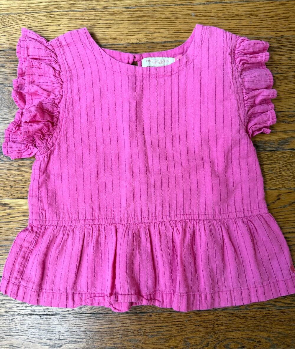 Pink Chicken Girls' Pink Top Size 5
